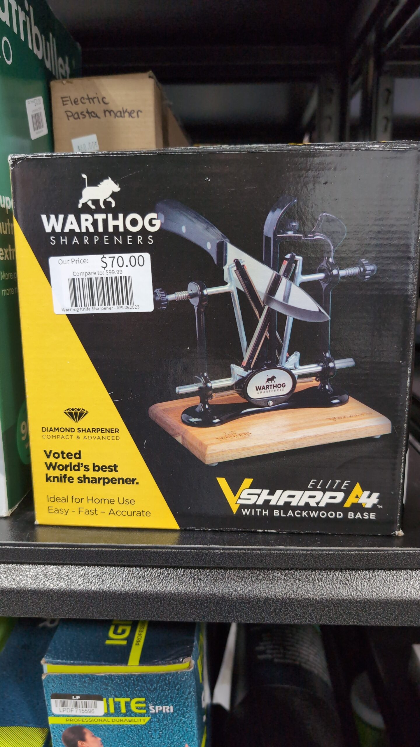 Warthog Elite V Sharp A4 w/ Blackwood Base Sharpener